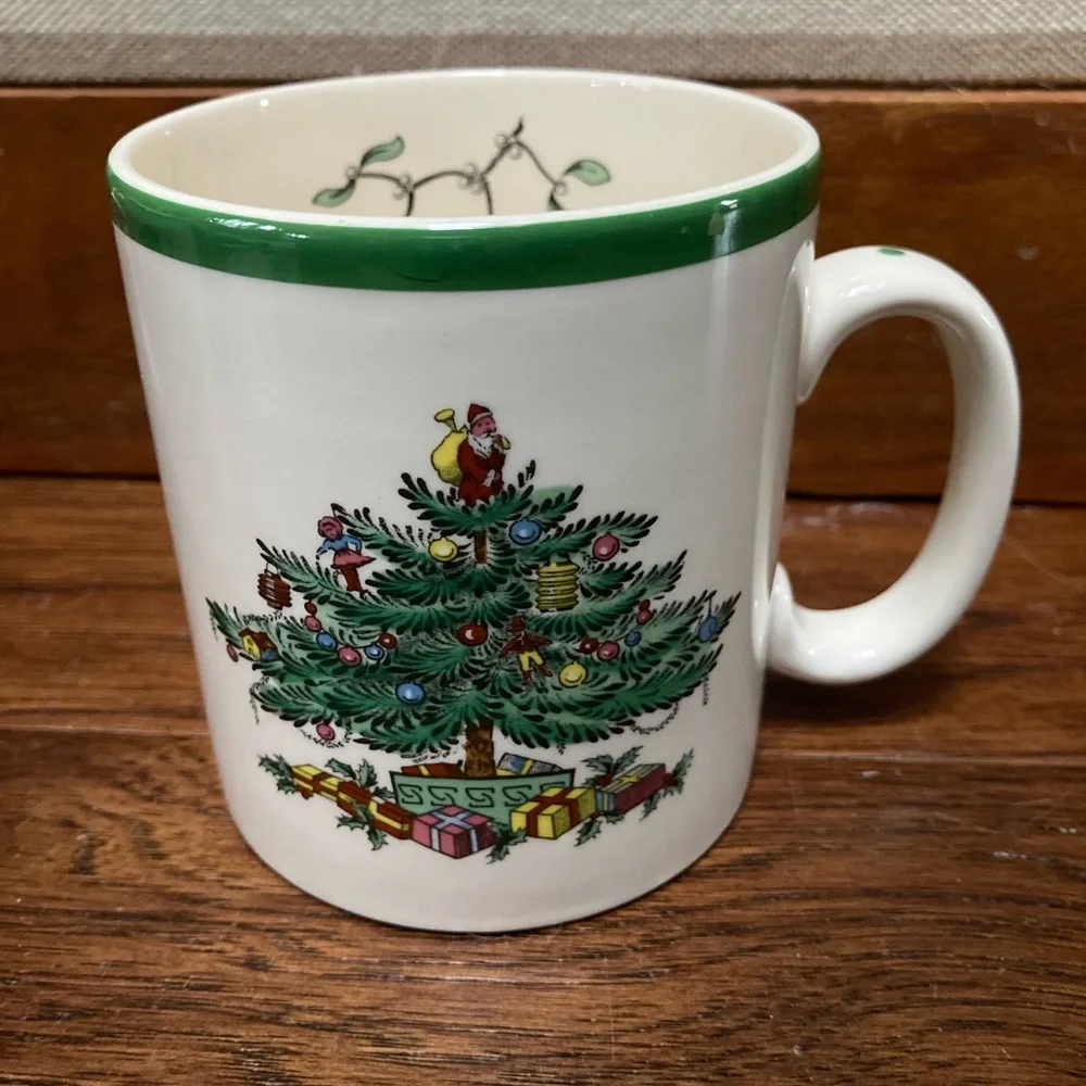Spode Christmas Tree Mug Set - Picture 1 of 6